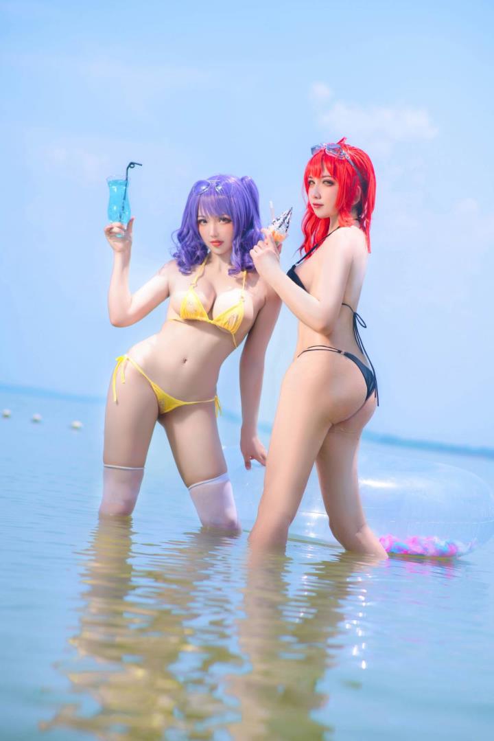 网络博主@刺青Poi &隼隼子 沙滩排球[40P／667MB]推荐预览图